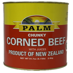 PALM CORNED BEEF 2.6KG (5.73LB)