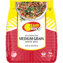 SUN RICE MEDIUM GRAIN RICE 1KG