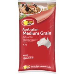 SUN RICE MEDIUM GRAIN RICE 5KG