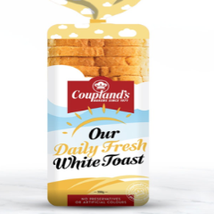 Coupland's Our Daily Fresh White Toast bread 550g