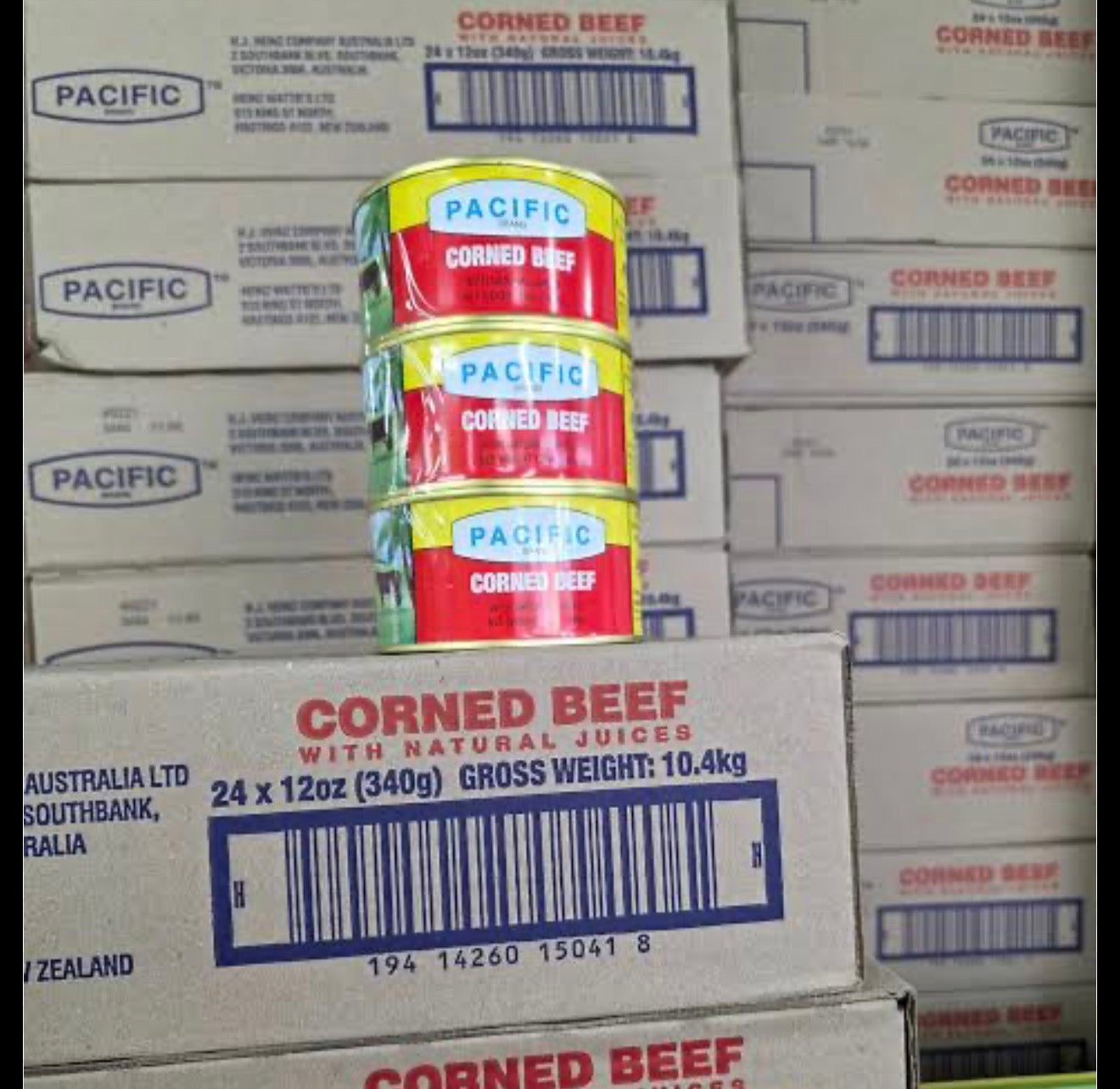 PACIFIC CORNED BEEF 340g BOX