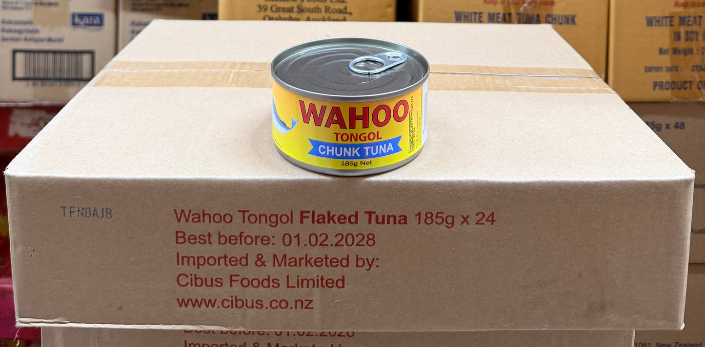 Wahoo tuna chunk 185g box