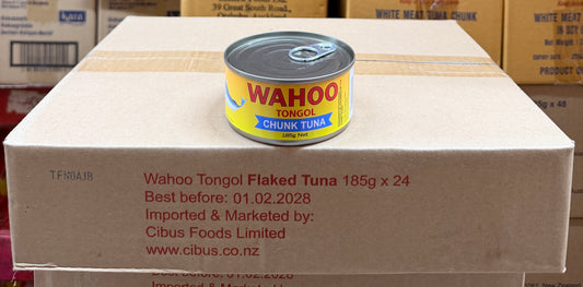 Wahoo tuna chunk 185g box