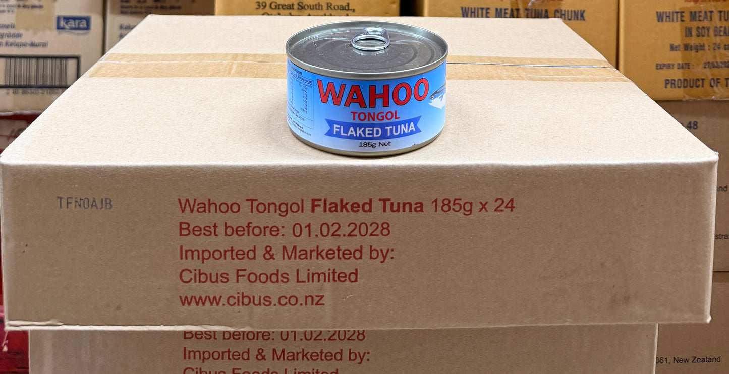 Wahoo tuna flake 185g box